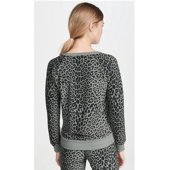 CHASER Leopard Print Knit Sweatshirt - NWT - Picture 2 of 5